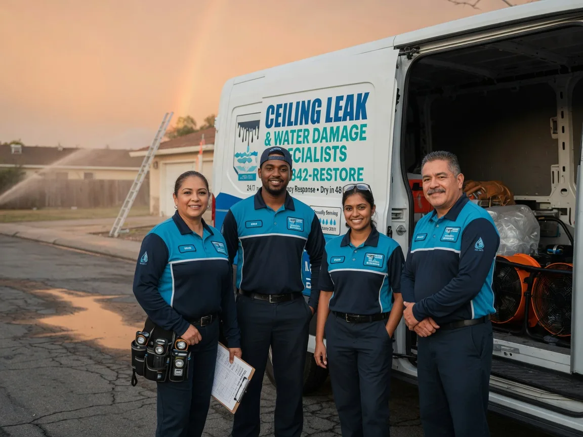 Ceiling Leak Cleanup company in Polkville, NC