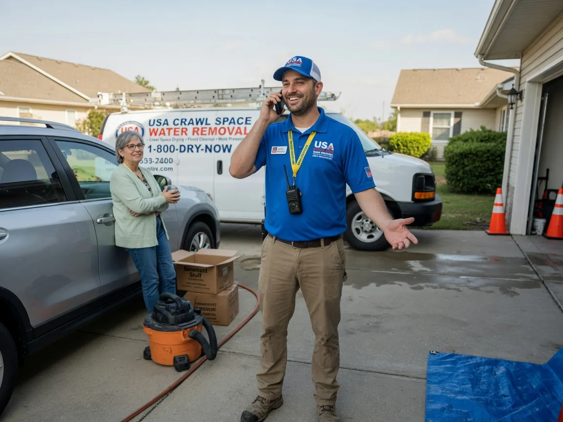 Crawl Space Water Removal Polkville, NC FAQs